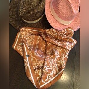 NEW! Boho copper silky bandana
